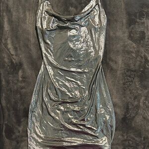 Shimmering Silver Dress